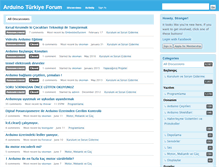 Tablet Screenshot of forum.arduinoturkiye.com